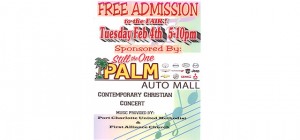 Palm Auto Mall Contemporary Christian Concert